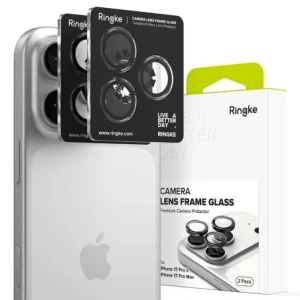 Ringke Camera Frame Protector Apple iPhone 17 Pro / 17 Pro Max Black [2 PACK]