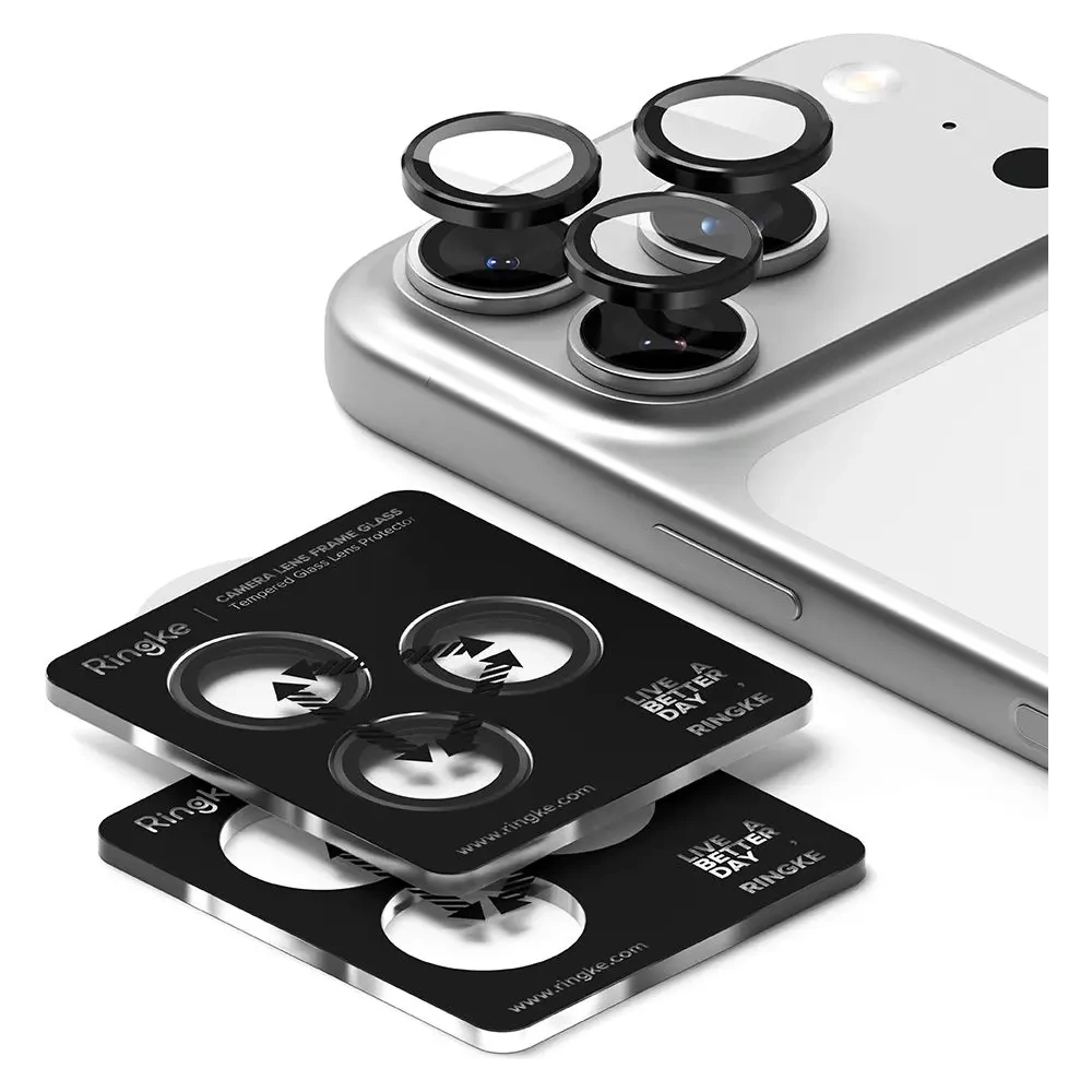 Nakładka Ringke Camera Frame Protector do Apple iPhone 17 Pro / 17 Pro Max Black [2 PACK]