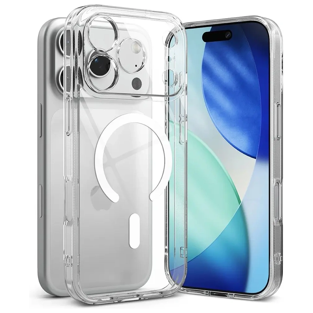 Etui Ringke Fusion Magnetic MagSafe do Apple iPhone 17 Pro Clear