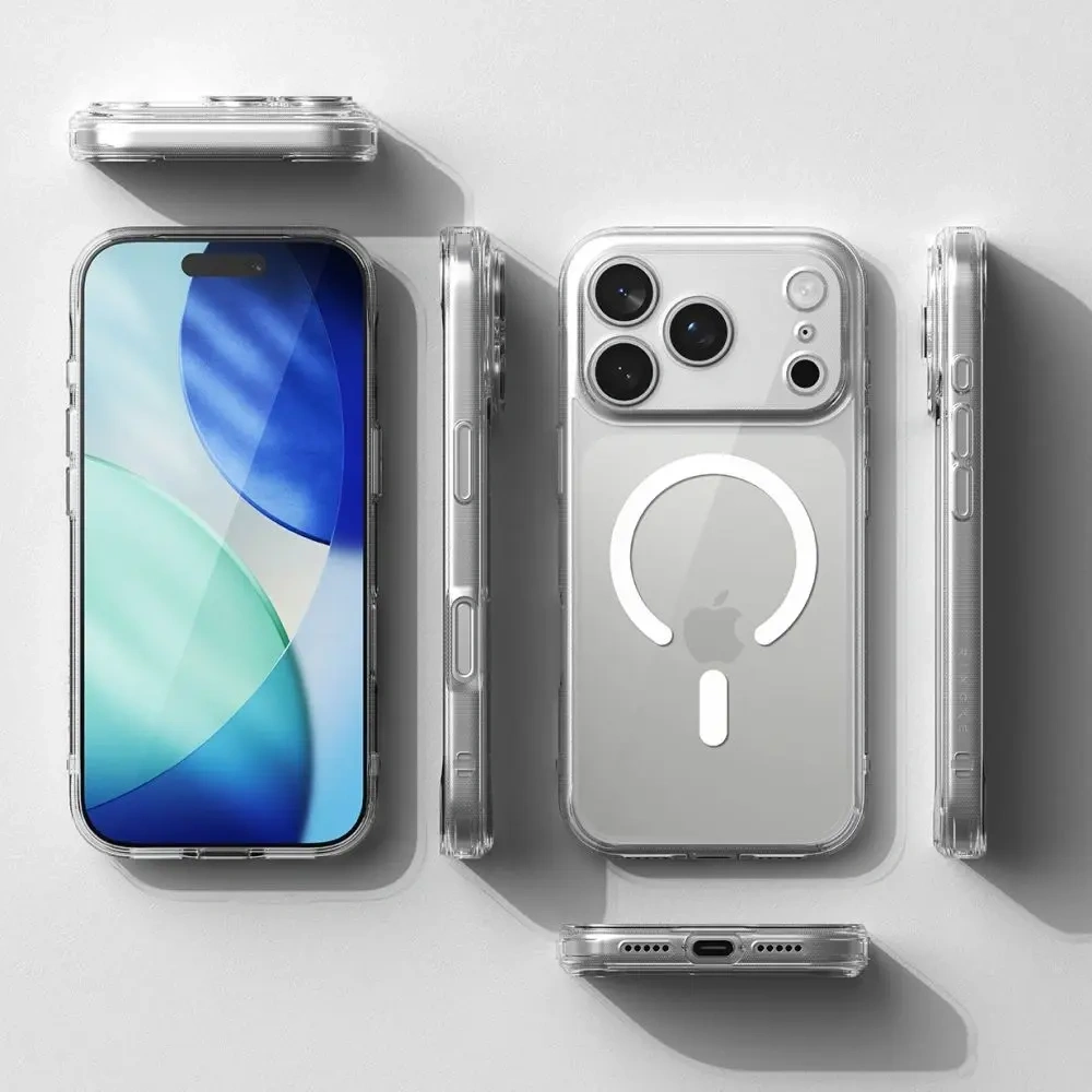 Etui Ringke Fusion Magnetic MagSafe do Apple iPhone 17 Pro Clear