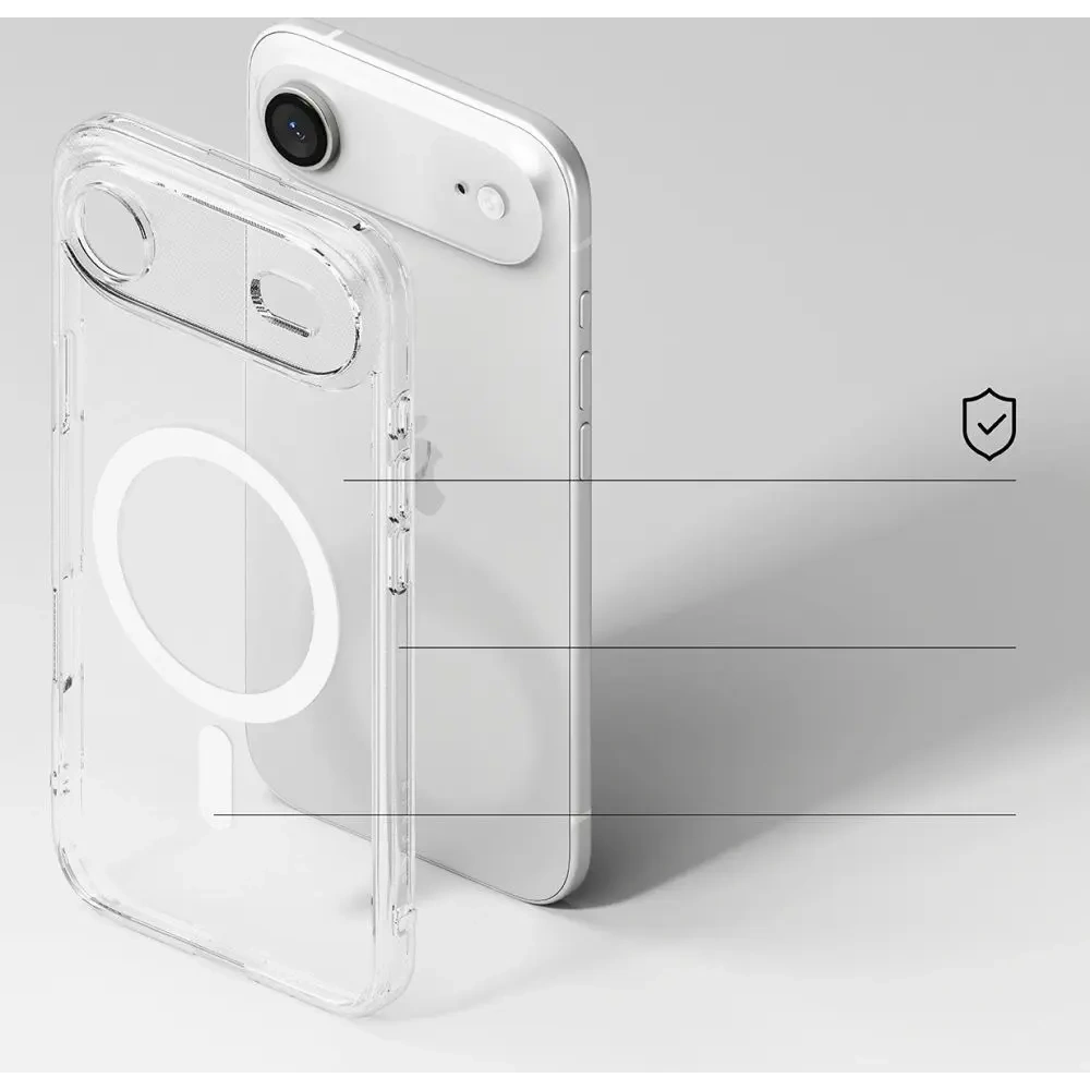 Etui Ringke Fusion Magnetic MagSafe do Apple iPhone 17 Air Clear