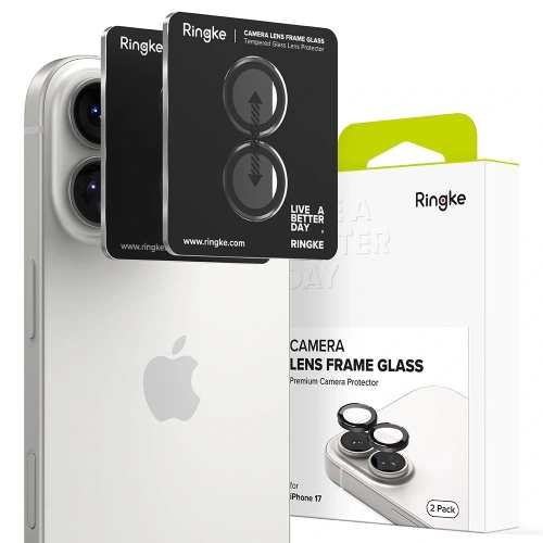 Nakładka Ringke Camera Frame Protector do Apple iPhone 17 Black [2 PACK]