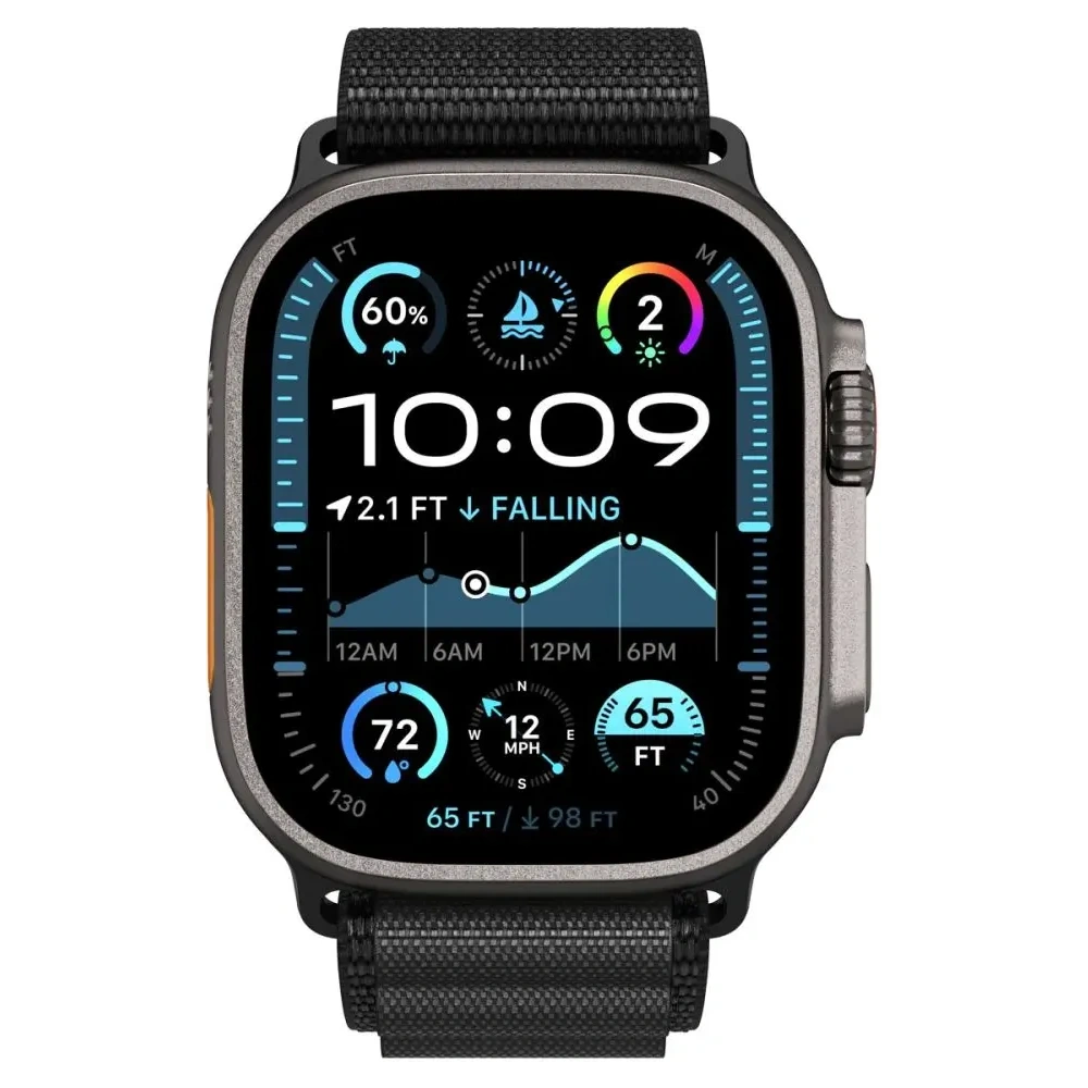 Pasek Spigen WBF1 Band do Apple Watch 6/7/8/9/10/SE/Ultra 1/2 44/45/46/49mm Black