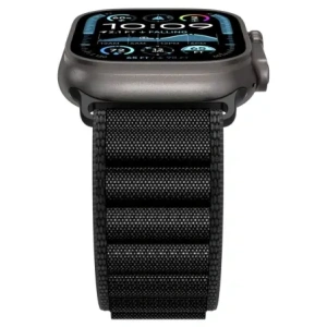 Pasek Spigen WBF1 Band do Apple Watch 6/7/8/9/10/SE/Ultra 1/2 44/45/46/49mm Black