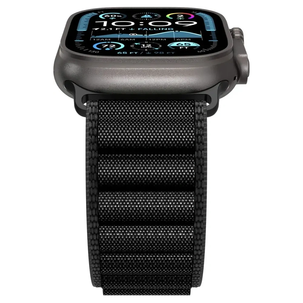 Pasek Spigen WBF1 Band do Apple Watch 6/7/8/9/10/SE/Ultra 1/2 44/45/46/49mm Black
