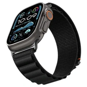 Pasek Spigen WBF1 Band do Apple Watch 6/7/8/9/10/SE/Ultra 1/2 44/45/46/49mm Black