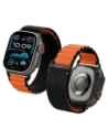 Pasek Spigen WBF1 Band do Apple Watch 6/7/8/9/10/SE/Ultra 1/2 44/45/46/49mm Black/orange