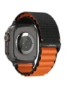 Pasek Spigen WBF1 Band do Apple Watch 6/7/8/9/10/SE/Ultra 1/2 44/45/46/49mm Black/orange