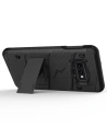 Hurtownia GSM - Husă de protecție Zizo Bolt pentru Samsung Galaxy S10e cu sticlă 9H pe ecran + suport și prindere pentru curea (Negru/Negru) - ZIZ001BLK - {ean13} - Hurt