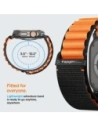 Pasek Spigen WBF1 Band do Apple Watch 6/7/8/9/10/SE/Ultra 1/2 44/45/46/49mm Black/orange