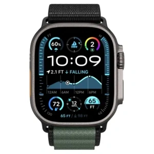 Pasek Spigen WBF1 Band do Apple Watch 6/7/8/9/10/SE/Ultra 1/2 44/45/46/49mm Black/green
