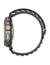 Pasek Spigen WBF1 Band do Apple Watch 6/7/8/9/10/SE/Ultra 1/2 44/45/46/49mm Black/green
