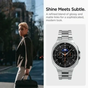 Bransoleta Spigen Modern Fit Band do Samsung Galaxy Watch 8 / Classic 40/44/46mm Silver