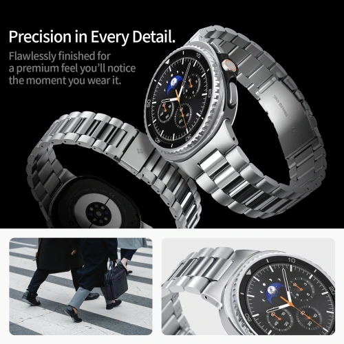 Bransoleta Spigen Modern Fit Band do Samsung Galaxy Watch 8 / Classic 40/44/46mm Silver