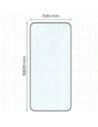 Szkło hartowane Bizon Glass Edge 2 do Xiaomi 15T / 15T Pro czarna ramka
