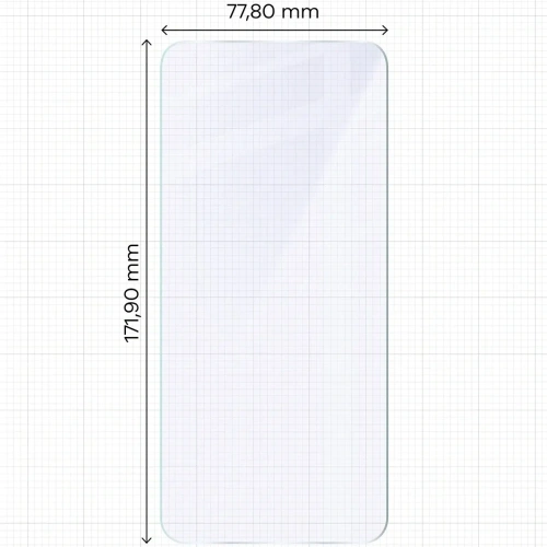 Elastyczne szkło hybrydowe Bizon Glass Mule do Xiaomi POCO M7 5G