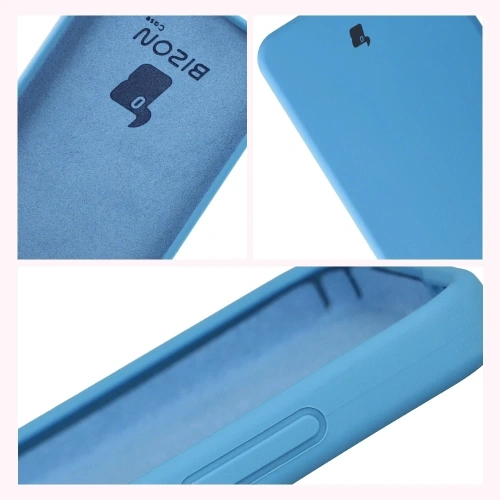 Silikonowe etui Bizon Soft Case do Samsung Galaxy S25 FE niebieskie
