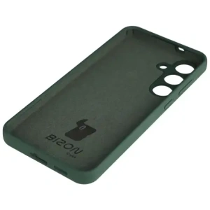 Silikonowe etui Bizon Soft Case do Samsung Galaxy S25 FE ciemnozielone