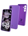 Silikonowe etui Bizon Soft Case do Samsung Galaxy S25 FE fioletowe