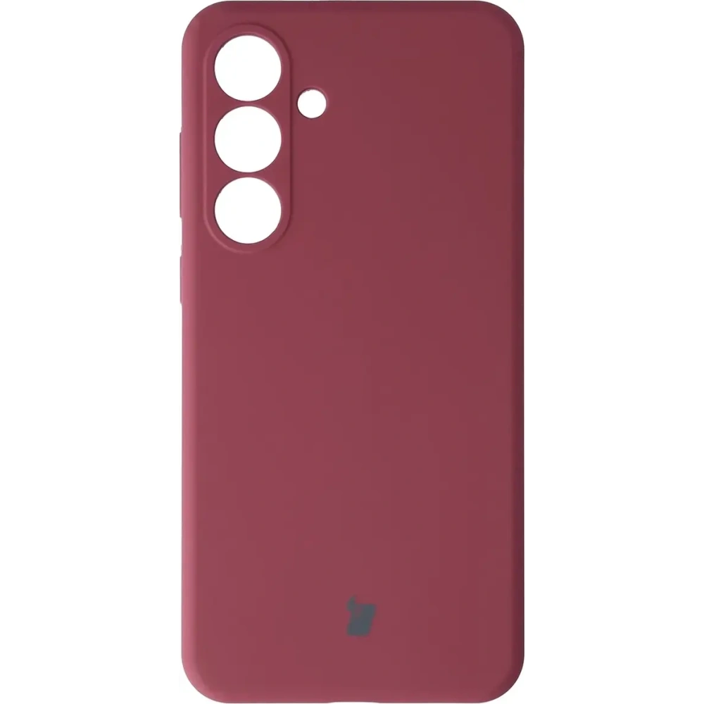 Silikonowe etui Bizon Soft Case do Samsung Galaxy S25 FE ciemnofioletowe