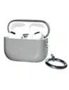 Elastyczne etui z karabińczykiem Bizon Case Headphone Clear do Apple AirPods Pro 3 przeźroczysto-czarne