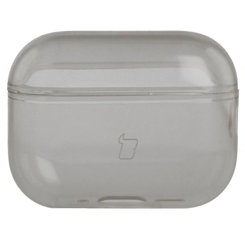 Elastyczne etui z karabińczykiem Bizon Case Headphone Clear do Apple AirPods Pro 3 przeźroczysto-czarne