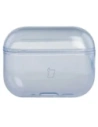 Elastyczne etui z karabińczykiem Bizon Case Headphone Clear do Apple AirPods Pro 3 przeźroczysto-niebieskie