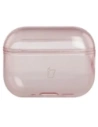 Elastyczne etui z karabińczykiem Bizon Case Headphone Clear do Apple AirPods Pro 3 przeźroczysto-różowe