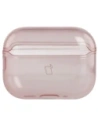 Elastyczne etui z karabińczykiem Bizon Case Headphone Clear do Apple AirPods Pro 3 przeźroczysto-różowe