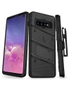 Wholesale Zizo Bolt Cover - Case for Samsung Galaxy S10 & Kickstand and Holster (Black/Black) - ZIZ004BLK - {ean13} - Hurt
