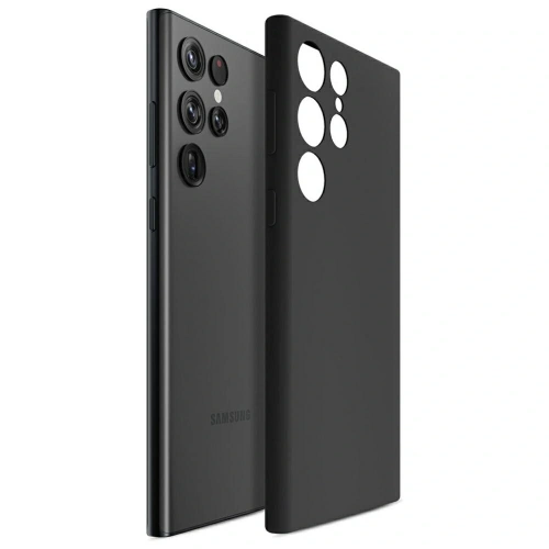 Etui 3MK Hardy Silicone MagCase do Samsung Galaxy S24 Ultra czarny