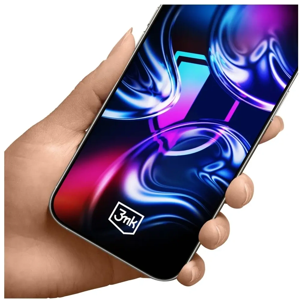 Szkło hartowane 3MK HardGlass Max z aplikatorem do Apple iPhone 15 Pro
