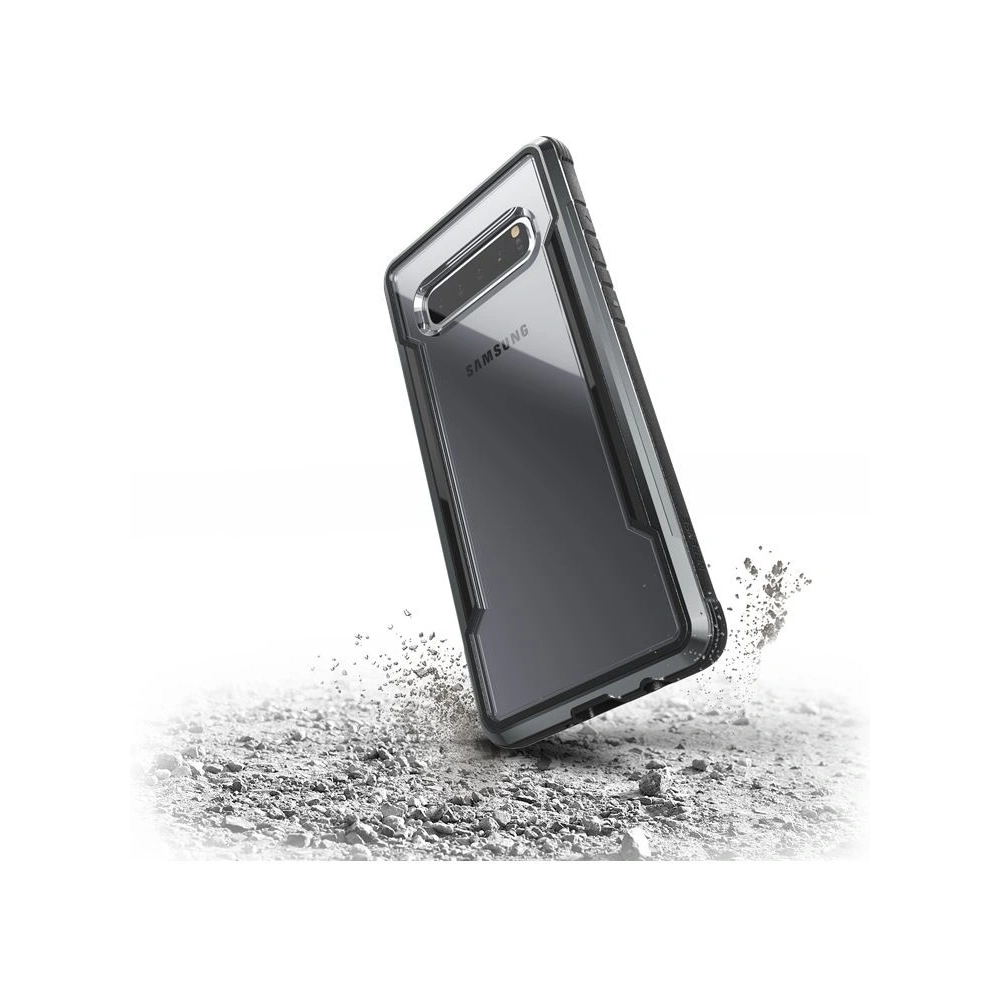 Hurtownia GSM - Hliníkové pouzdro X-Doria Defense Shield Samsung Galaxy S10 (test pádu 3m) (černé) - XDR001BLK - {ean13} - Hurt