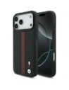 Etui BMW M Perforated Stripe Logo MagSafe do Apple iPhone 17 Pro Max czerwony