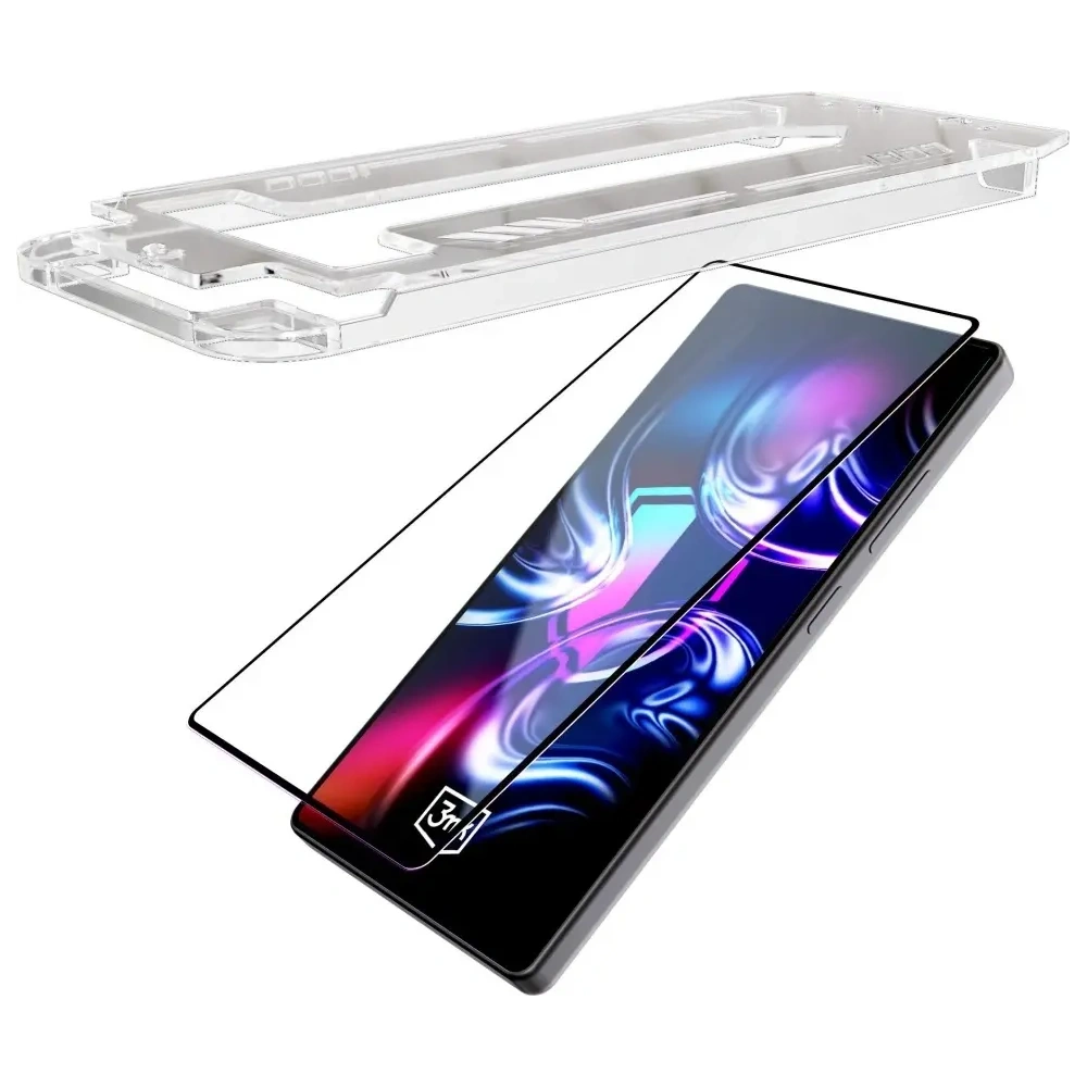 Szkło hartowane 3MK HardGlass Max z aplikatorem do Apple iPhone 16 Pro / 17