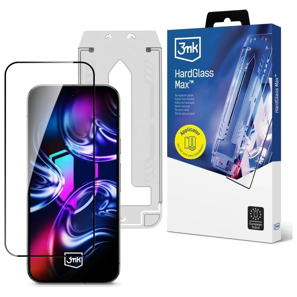 Szkło hartowane 3MK HardGlass Max z aplikatorem do Google Pixel 10 / 10 Pro