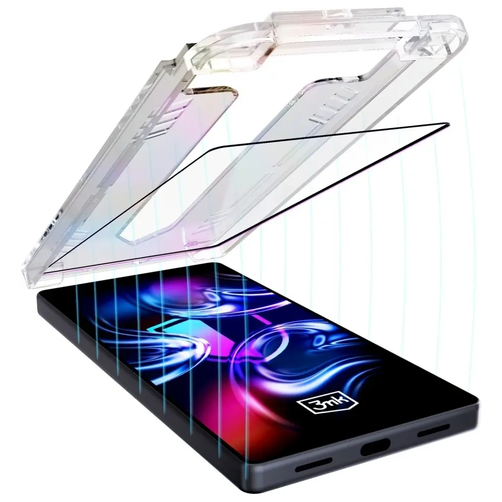 Szkło hartowane 3MK HardGlass Max z aplikatorem do Samsung Galaxy S24 / S25