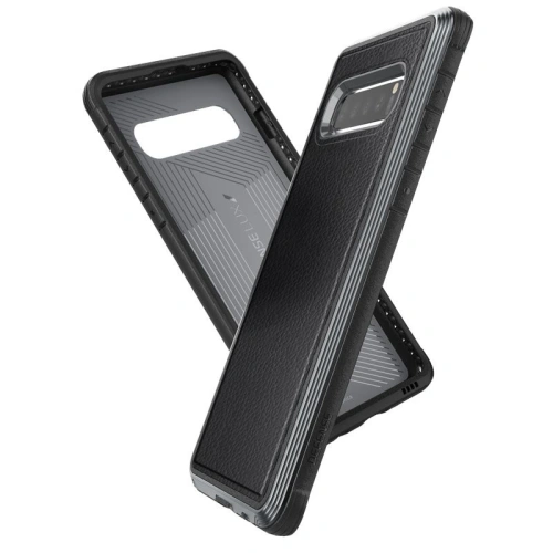 Etui aluminiowe X-Doria Defense Lux Samsung Galaxy S10 (Drop test 3m) (Black Leather)