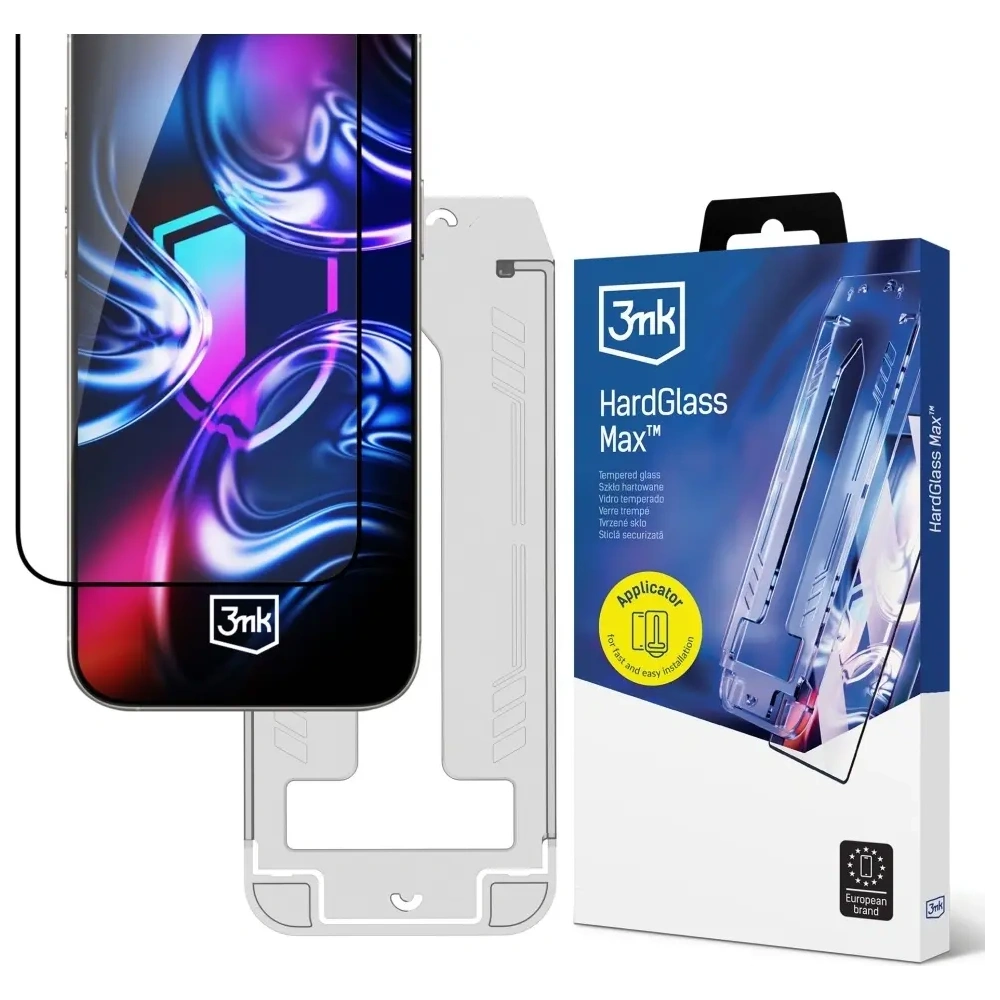 Szkło hartowane 3MK HardGlass Max z aplikatorem do Samsung Galaxy S25 Ultra