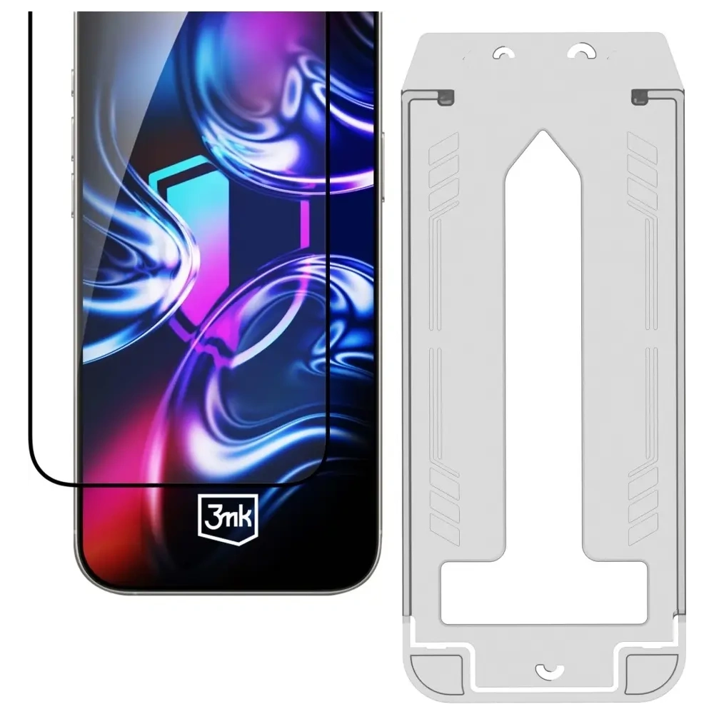 Szkło hartowane 3MK HardGlass Max z aplikatorem do Samsung Galaxy S25 Ultra