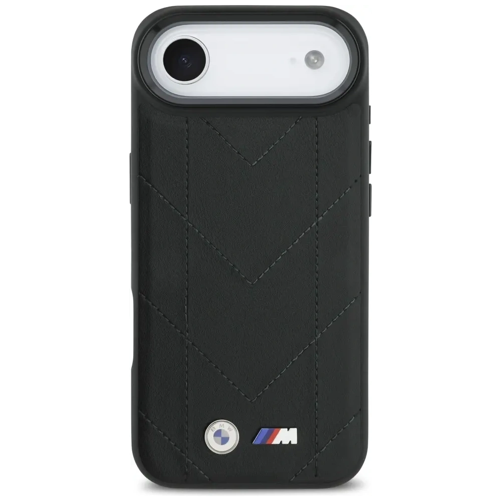 Etui BMW M Quilted Logo MagSafe do Apple iPhone 17 Air czarny