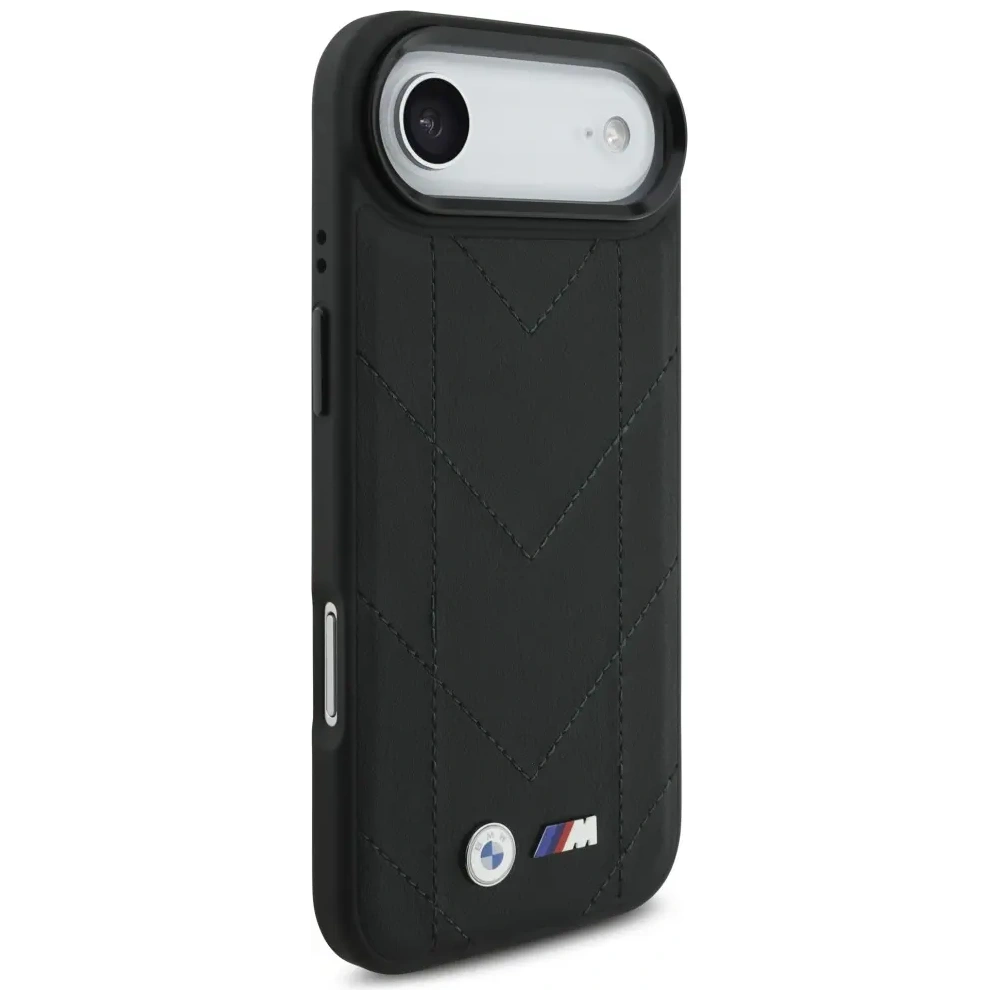 Etui BMW M Quilted Logo MagSafe do Apple iPhone 17 Air czarny