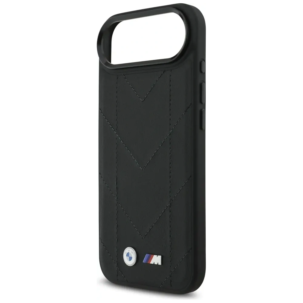 Etui BMW M Quilted Logo MagSafe do Apple iPhone 17 Air czarny