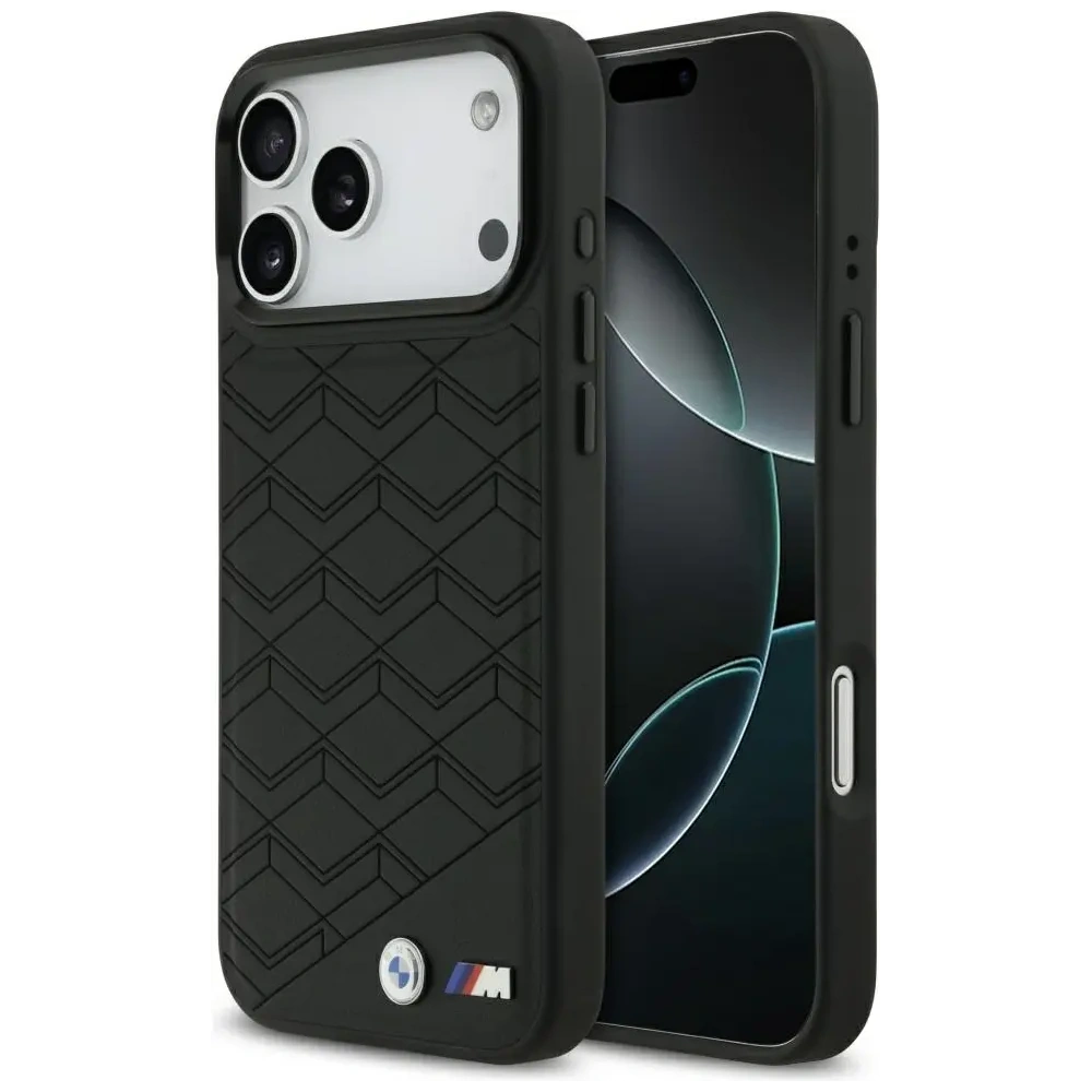 Etui BMW M Shape Logo MagSafe do Apple iPhone 17 Pro Max czarny