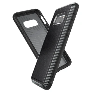 Hurtownia GSM - Etui din aluminiu X-Doria Defense Lux Samsung Galaxy S10e (Test de cădere 3m) (Piele neagră) - XDR006BLK - {ean13} - Hurt