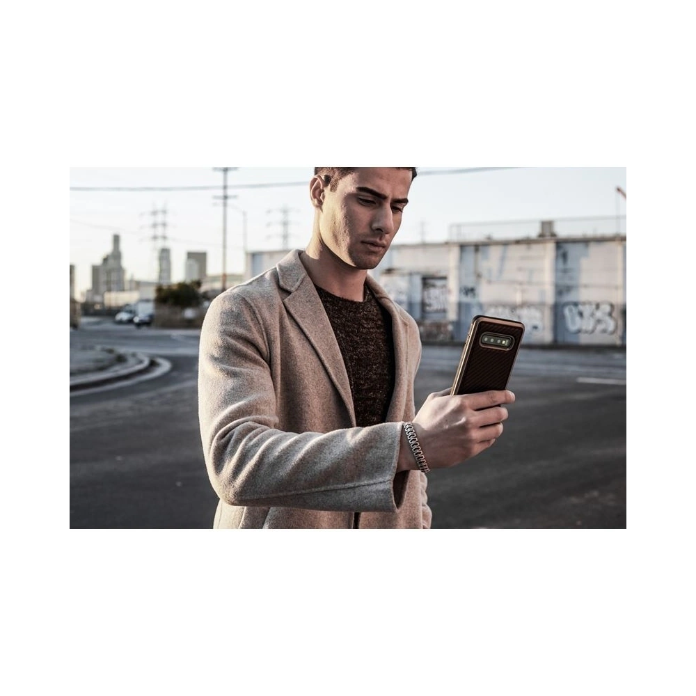 Hurtownia GSM - Hliníkové pouzdro X-Doria Defense Lux Samsung Galaxy S10e (Test pádu 3m) (Černá uhlíková vlákna) - XDR003BLK - {ean13} - Hurt