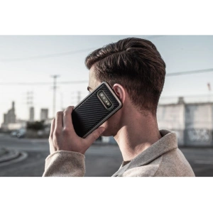 Hurtownia GSM - Etui din aluminiu X-Doria Defense Lux Samsung Galaxy S10e (test de cădere 3m) (Fibra de carbon neagră) - XDR003BLK - {ean13} - Hurt