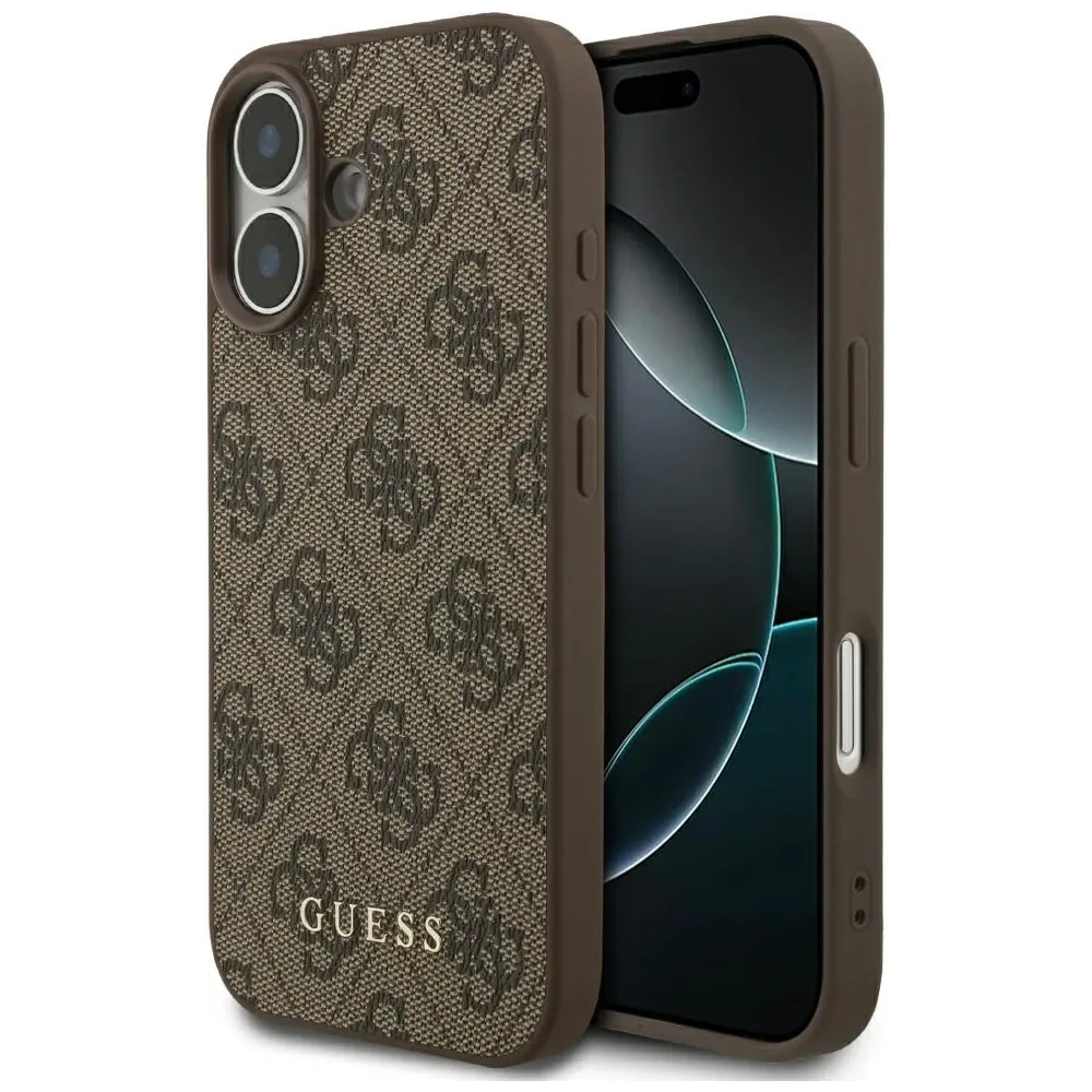 Etui Guess 4G Classic do Apple iPhone 17 brązowy
