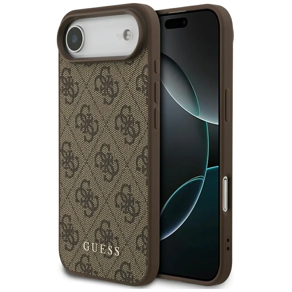 Etui Guess 4G Classic do Apple iPhone 17 Air brązowy