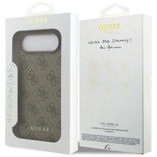 Etui Guess 4G Classic do Apple iPhone Air brązowy
